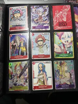 One Piece TCG Card Lot - English & Japanese Binder Collection 1000+ Cards - Image 1