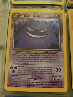 2000 Dark Gengar 6/105 Neo Destiny Set Holo Rare Pokemon Card - Image 1