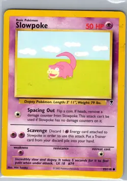 Slowpoke 93/110 Non Holo Legendary Collection - Pokemon Card - MP - Image 1