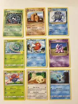 Pokemon Card Set of 9 - 2015-2017 Nintendo TCG Basic Stage 1-3 - Image 2