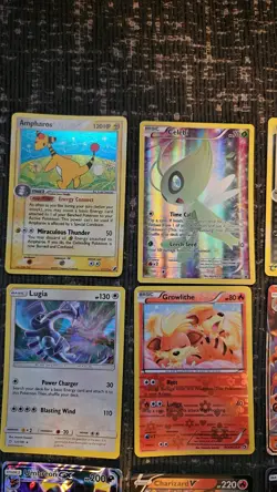 Pokemon 12 Card Lot. Umbreon, Rare Ampharos, Celebi Promo, Charizard - Image 2