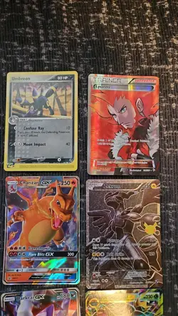 Pokemon 12 Card Lot. Umbreon, Rare Ampharos, Celebi Promo, Charizard - Image 3