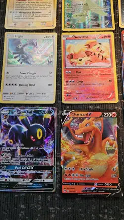 Pokemon 12 Card Lot. Umbreon, Rare Ampharos, Celebi Promo, Charizard - Image 4