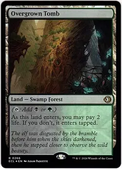 MTG Lorwyn Eclipsed Overgrown Tomb Foil (Rare) - Image 2