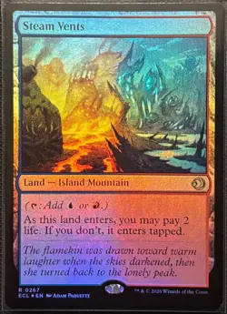 MTG Lorwyn Eclipsed Steam Vents Foil (Rare) - Image 1
