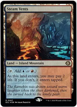 MTG Lorwyn Eclipsed Steam Vents Foil (Rare) - Image 2
