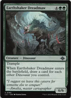 Earthshaker Dreadmaw U The Lost Caverns of Ixalan 183 LP-NM - Image 1