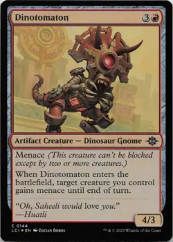 Dinotomaton - FOIL - C The Lost Caverns of Ixalan 144 - MTG - Image 1