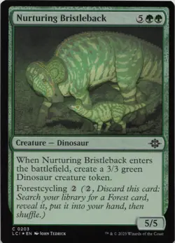 Nurturing Bristleback - FOIL - C The Lost Caverns of Ixalan 203 - MTG - Image 1