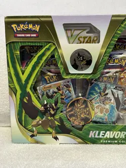 Pokemon TCG: Kleavor VSTAR Premium Collection Box (NEW/ SEALED/ UNOPENED) - Image 3