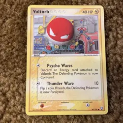 Pokemon TCG EX 2004 Team Rocket Returns Voltorb 80/109 Non Holo - Image 1