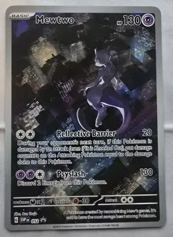 Pokemon TCG Mewtwo SVP 052 Scarlet Violet 151 Black Star Promo - Image 1