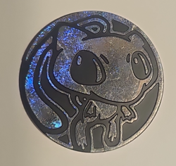 Pokemon TCG Mew Mini Coin Silver Glitter Holofoil 2006 Groundbreaker Theme Deck - Image 4