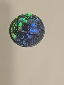 Pokemon TCG Mew Mini Coin Silver Glitter Holofoil 2006 Groundbreaker Theme Deck - Image 5