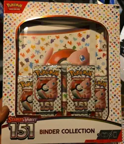Pokemon TCG Scarlet & Violet 151 Binder Collection Box NEW/Factory Sealed - Image 1