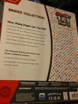 Pokemon TCG Scarlet & Violet 151 Binder Collection Box NEW/Factory Sealed - Image 2