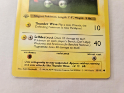 Pokemon 1999 Shadowless Base Set 1st Edition!! Ponyta (60) & Magnemite (53) (MP) - Image 4