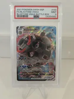 Blastoise VMAX SWSH103 PSA 9 Pokemon Sword & Shield Promo - Image 1