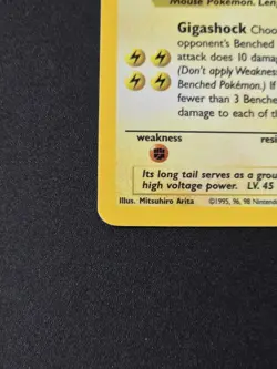 Raichu holo #14/62 Fossil NM/LP Pokemon 1999 - Image 3