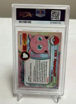 2000 TOPPS CHROME POKEMON T.V. SPECTRA #39 JIGGLYPUFF PSA 8 - Image 2