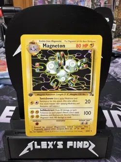 Pokemon Vintage 1st Edition Non-Holo Rare Magneton 26/62 Fossil Wotc 1999 - Image 1