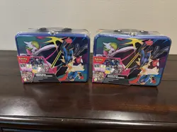 2025 Pokemon TCG Collector Treasure Chest Lunch Box Tin Q4 Lot Of 2 - Image 1