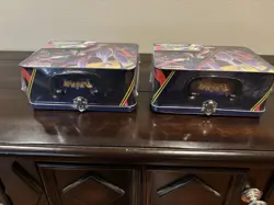 2025 Pokemon TCG Collector Treasure Chest Lunch Box Tin Q4 Lot Of 2 - Image 4