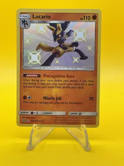Lucario SV22/SV94 Shiny Vault Hidden Fates Pokemon TCG (NM) - Image 1