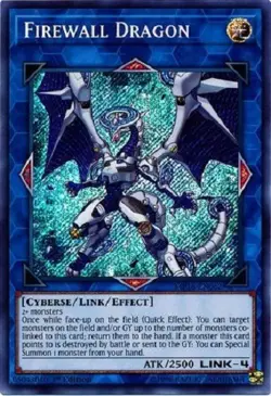 *** FIREWALL DRAGON *** 1ST EDITION SECRET RARE MP18-EN062 (NM) YUGIOH! - Image 1