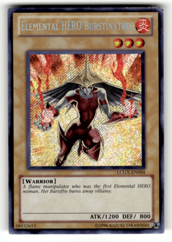 Elemental HERO Burstinatrix (Alternate Art) LCGX-EN004 Unlimited Secret Rare Leg - Image 1