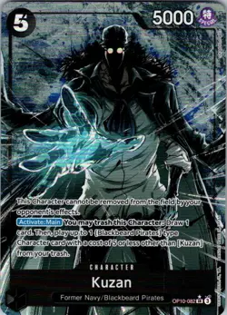 One Piece | Royal Blood | Kuzan (Parallel) | SR | OP10-082 | NM - Image 1