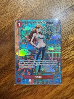 One Piece Nami SP Alternate Art OP01-016 NM Even Borders - No Marks See Pics - Image 4