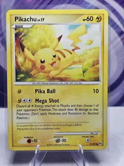 Pikachu 71/99 NM Arceus Regular Common Pokemon Card - Image 1