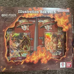 One Piece Card Game Illustration Box Vol.6 & 5 Lot Of 10 5 Each - Image 3