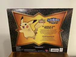 Pokemon Cards Shining Fates Collection Box Pikachu V Promo SWSH061 New Sealed - Image 2