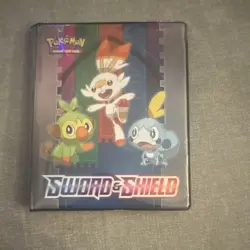 Pokemon TCG Sword & Shield Mixed Lot Jumbo Cards +Binder - Image 1