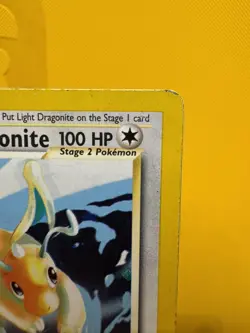 Pokemon TCG Light Dragonite Neo Destiny Holo Card 14/105 MP - Image 5