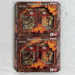 2026 One Piece 13 OP-13 Illustration Box IB-05 Vol.5 Trading Cards 2pk - Image 1