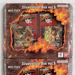2026 One Piece 13 OP-13 Illustration Box IB-05 Vol.5 Trading Cards 2pk - Image 2