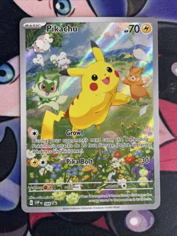 Pikachu 088 Sv: Scarlet & Violet Promo Cards Holo Paldea Adventure Chest NM - Image 1