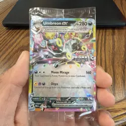Pokemon TCG Umbreon ex - 060/131 (Prismatic Evolutions Stamp) Promo Card SEALED - Image 1