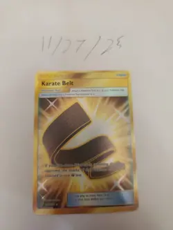 Secret Karate Belt 252/236 Sm-Unified Minds Holo Lightly Played Pokemon Card TCG - Image 1