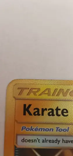 Secret Karate Belt 252/236 Sm-Unified Minds Holo Lightly Played Pokemon Card TCG - Image 3