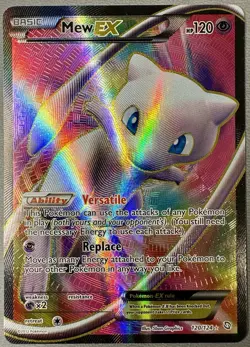 Pokemon Card Mew Ex 120/124 Full Art LP B&W Dragons Exalted Full Art 2012 - Image 1