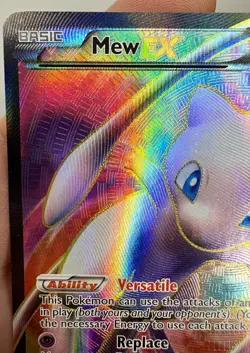 Pokemon Card Mew Ex 120/124 Full Art LP B&W Dragons Exalted Full Art 2012 - Image 3