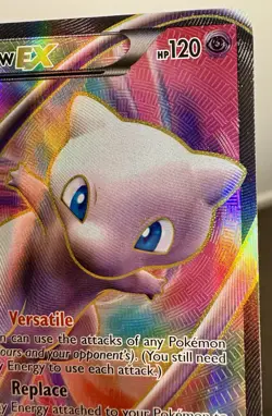 Pokemon Card Mew Ex 120/124 Full Art LP B&W Dragons Exalted Full Art 2012 - Image 4