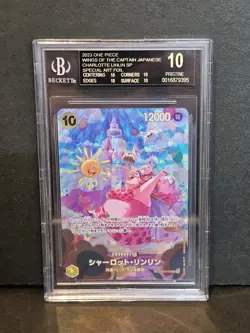 BGS10 Black Label One Piece Card Charlotte Linlin OP03-114 SP Alt Art Japanese - Image 1