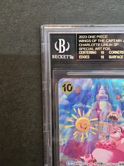 BGS10 Black Label One Piece Card Charlotte Linlin OP03-114 SP Alt Art Japanese - Image 2