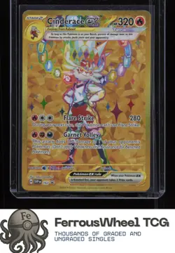 Cinderace ex Holo 163 - SV: Scarlet & Violet Promo Cards - (NM) - Image 1