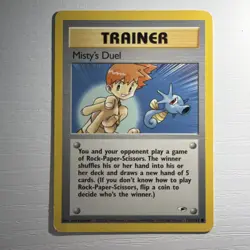 MISTY'S DUEL - 123/132 - GYM HEROES - POKEMON CARD - MP - Image 1